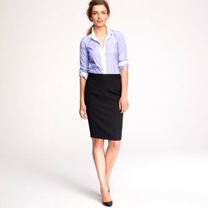 J Crew Tollegno 1900 Italian Wool Pencil Skirt